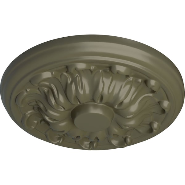 7 7/8OD X 1 1/2P Millin Ceiling Medallion (Fits Canopies Up To 2), Hand-Painted Painted Turtle